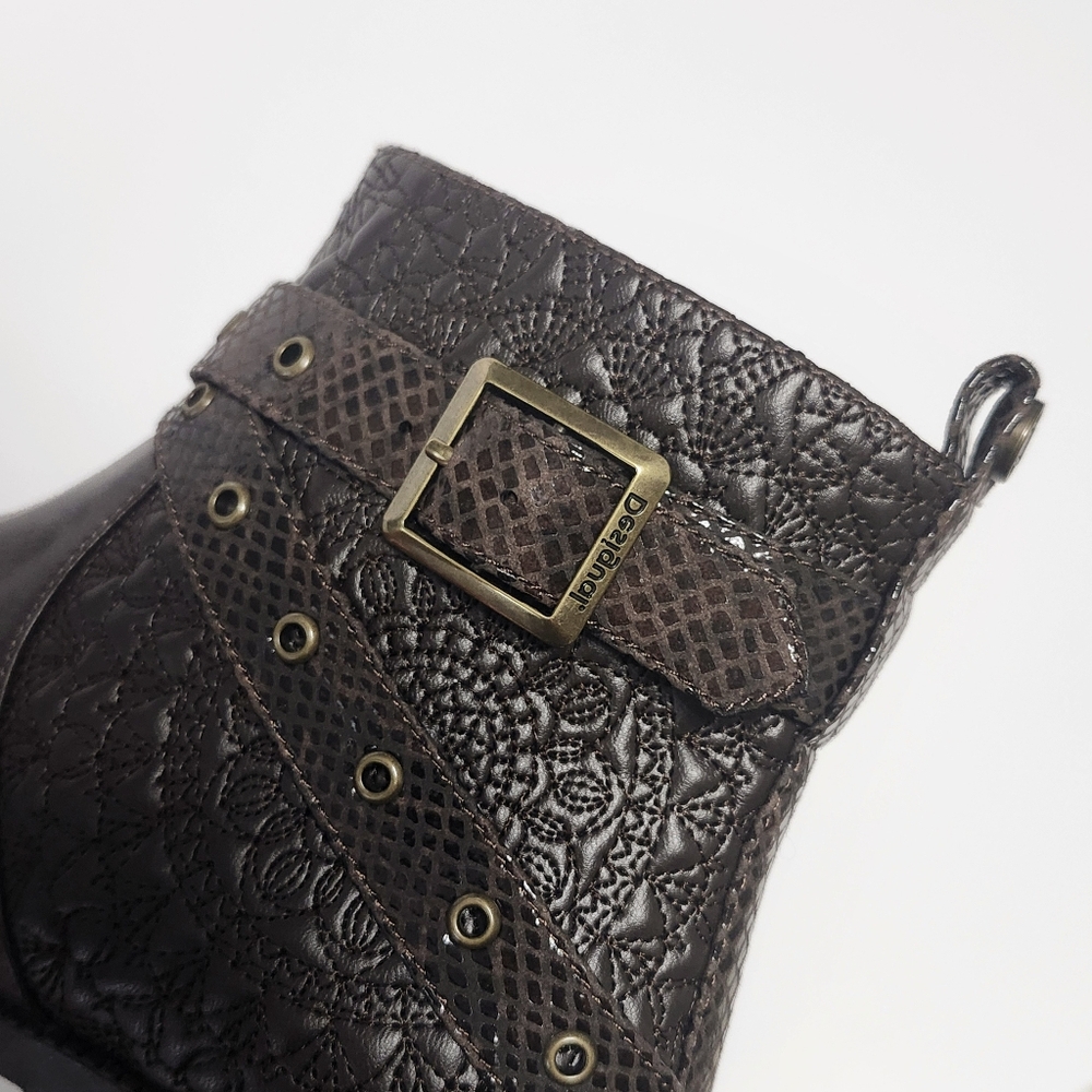 Desigual sz 6 ankle Boots Boho - Picture 9 of 17